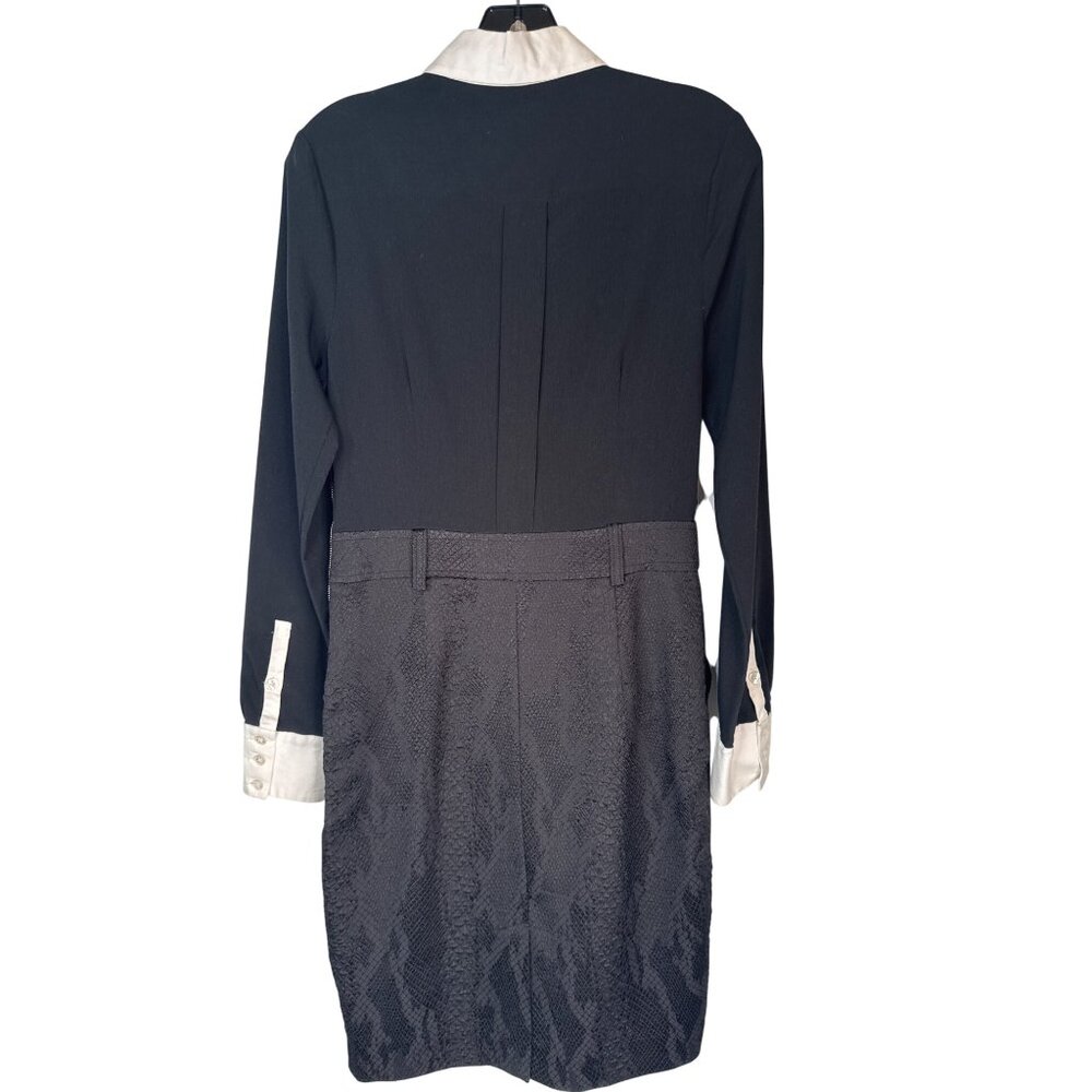 2/$30 Altuzarra Size 4 Black & White Long-Sleeve Dress - Picture 4 of 16